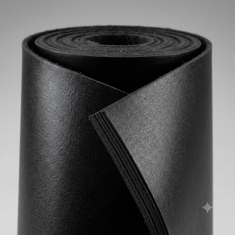 Mass-loaded vinyl soundproofing barrier sheet — 6 kg/m² sound isolation membrane
